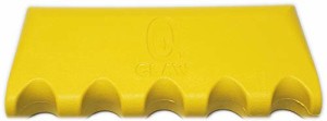 海外輸入品 ビリヤード Q-Claw QCLAW Portable Pool/Billiards Cue Stick Holder/Rack - 5 Place - Yellow