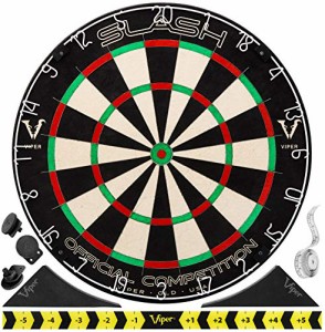 海外輸入品 ダーツ ダーツボード Viper Slash Official Competition Bristle Steel Tip Dartboard, WDF