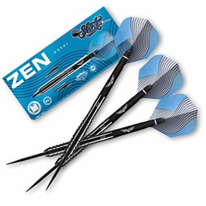 海外輸入品 ダーツ Shot Darts Steel Tip, Zen Roshi (22g/ 24g/ 26g) 80% Tungsten Barrels, Front Balanced