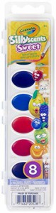 クレヨラ アメリカ 海外輸入 Crayola Silly Scents Watercolors, Sweet Scented Paint for Kids, Gift, 8