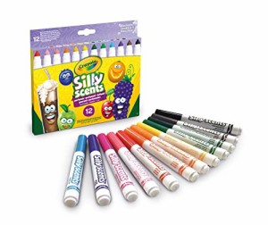 クレヨラ アメリカ 海外輸入 CRAYOLA Silly Scents Broadline Washable Markers - Assorted Colours (Pac