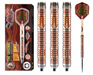 海外輸入品 ダーツ Shot! Darts Kyle Anderson Desert Boomer Steel Tip Dart Set 80% Tungsten Barrels… (