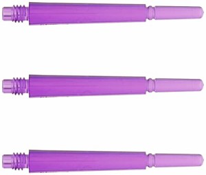 海外輸入品 ダーツ シャフト NineDartOut.us Purple Fit Shaft Gear - Normal Locked (#1 Extra Short (1