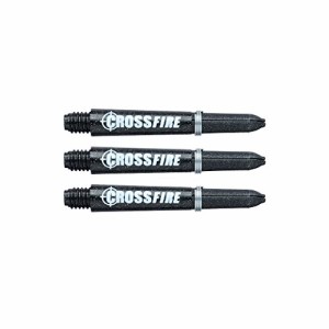 海外輸入品 ダーツ シャフト RED DRAGON Crossfire Carbon Fibre Extra Short Dart Shafts - 2 Sets Per 