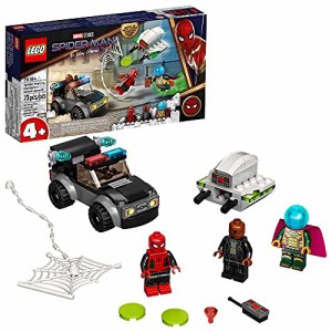 レゴ LEGO Marvel Spider-Man vs. Mysterio’s Drone Attack 76184 Building Kit (73 Pieces)