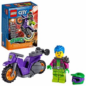 レゴ シティ LEGO City Wheelie Stunt Bike 60296 Building Kit (14 Pieces)