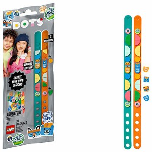 レゴ LEGO DOTS Adventure Bracelets 41918 Top DIY Craft Bracelet Toy Kit for Kids, New 2021 (34 Pieces)