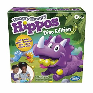 ボードゲーム 英語 アメリカ Hasbro Gaming Hungry Hungry Hippos Dino Edition Board Game, Pre-School 