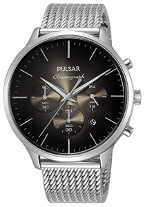 腕時計 パルサー SEIKO Pulsar Business Mens Analog Quartz Watch with Stainless Steel Bracelet PT3A35X1