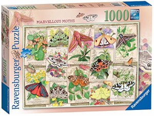 ジグソーパズル 海外製 アメリカ Ravensburger Marvellous Moths 1000 Piece Jigsaw Puzzles for Adult