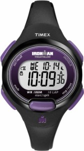 腕時計 タイメックス レディース Timex Women's T5K523 Ironman Essential 10 Mid-Size Black/Purple R