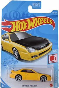 ホットウィール Hot Wheels ’98ホンダ プレリュード HWJ-IMPORTS 2/10 125/250 イエロー HONDA ビークル ミニ