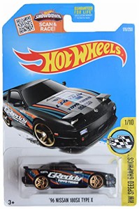 ホットウィール Hot Wheels ’96ニッサン 180SX タイプX HWスピードグラフィックス1/10 176/250 ブラック N