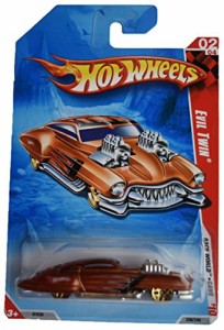 ホットウィール マテル ミニカー Hot Wheels Evil Twin, [Burnt Orange] 206/240 2010 Race World Cave