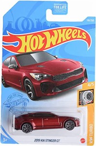 ホットウィール マテル ミニカー Hot Wheels 2019 Kia Stinger GT, [red] 118/250 Turbo 4/5
