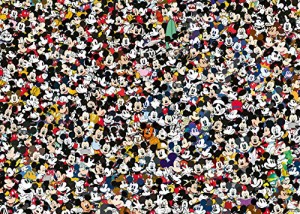 ジグソーバズル 海外製 1000ピース ディズニー ミッキーアンドフレンズ チャレンジ サイズ約70x50