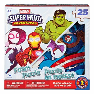 ジグソーパズル 海外製 アメリカ Marvel Super Hero Adventures 25-Piece Foam Puzzle