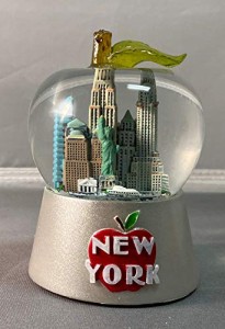 スノーグローブ 雪 置物 ZIZO New York 3D Snow Globe 3 1/2 inches