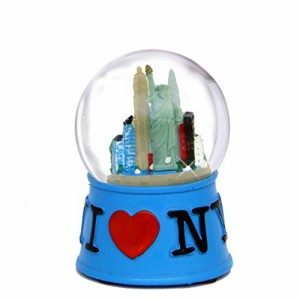 スノーグローブ 雪 置物 Mini 45mm New York City I Love NY Skyline Snow Globe NYC Souvenir from Snow G