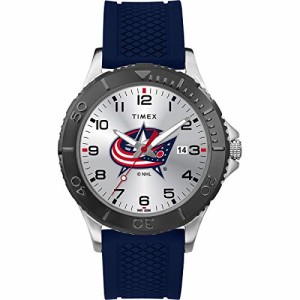 腕時計 タイメックス メンズ Timex Tribute Men's TWZHJACME NHL Gamer Columbus Blue Jackets Watch