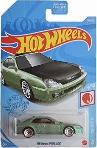 ホットウィール Hot Wheels ’98ホンダ プレリュード HWJ-IMPORTS 2/10 125/250 グリーン HONDA ビークル ミニ