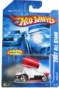 ホットウィール マテル ミニカー Hot Wheels Slideout 2007 All Stars White with Red Wing