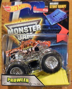 ホットウィール Hot Wheels モンスタージャム プラウラー PROWLER#11 X-RAY Body スタントランプつき ビー