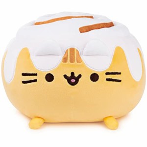 ガンド GUND ぬいぐるみ GUND Pusheen Catf? Cinnamon Roll Pusheen Plush Squisheen Cat Stuffed Animal, 1