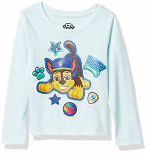 パウパトロール 子供服 長袖Tシャツ 4T 日本サイズ110相当 チェイス ベビーブルー キッズ ファッ