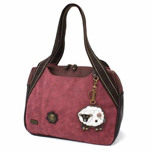 chala バッグ パッチ Chala Bowling Bag - Sheep - Burgundy