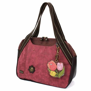 chala バッグ パッチ Chala Bowling Bag - Tulip - Burgundy