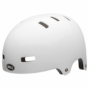 ヘルメット 自転車 サイクリング BELL Local Adult BMX Bike Helmet - Gloss White (2024), Small (51-