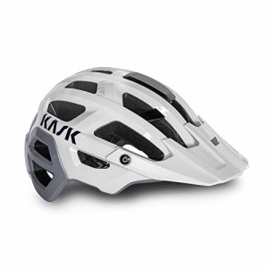 ヘルメット 自転車 サイクリング KASK Adult Off-Road Bike Helmet REX WG11 White/Grey [Size 58]