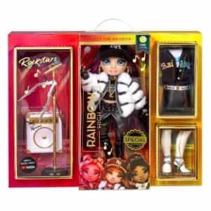 レインボーハイ Rainbow High おもちゃ Rainbow High Rockstar Fashion Doll 2 Complete Outfits & Rockba