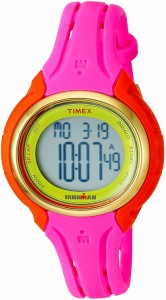 タイメックス Timex レディース腕時計 TW5M02800 アイアンマン スリーク50 ピンク シリコンバンド ケ