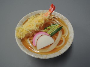 日本職人が作る 食品サンプル 天ぷらうどん IP 427