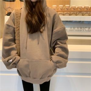 パーカー レディース 冬服 韓国 ファッション レディース ビッグパーカー オーバーサイズ 無地 パーカー レディース 冬トップス ロゴ ワの通販はau Pay マーケット Vestito 商品ロットナンバー