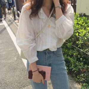 秋服 レディース ブラウス 白 韓国 ファッション レディース フリルブラウス 刺繍 秋トップス レディース 長袖 シャツ カシュクール ブの通販はau Pay マーケット Vestito 商品ロットナンバー