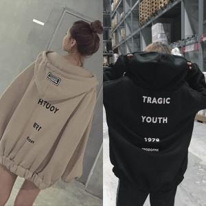 パーカー レディース 秋冬 ロゴパーカー ジップアップ 韓国 ファッション 冬 レディース ストリート バックロゴ プリント パーカー ビッの通販はau Pay マーケット Vestito 商品ロットナンバー