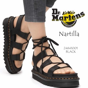 ドクターマーチン レディース サンダル NARTILLA ナルティラ レースアップ 編上げ レザー 厚底 正規品 本革     Dr.Martens ZEBRILUS NAR