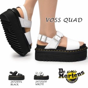 ドクターマーチン サンダル レディース VOSS QUAD ヴォス レザー 厚底 ストラップ 正規品 本革 Dr.Martens ZEBRILUS VOSS QUAD SANDAL