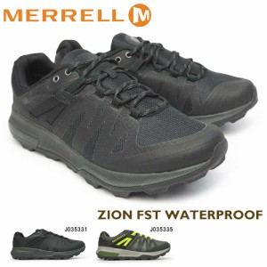 メレル 防水 シューズ メンズ ザイオン エフエスティー ウォータープルーフ ハイキングシューズ ローカット MERRELL ZION FST WATERPROOF