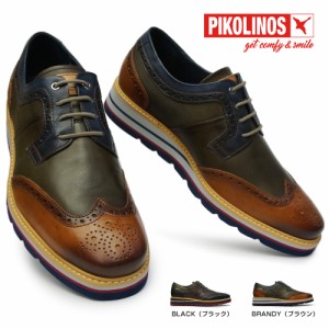 ピコリノス 靴 メンズ M8P-4009C1 ウイングチップ PK-420 ドゥルカル 本革 ビジネスシューズ 外羽根 PIKOLINOS DURCAL M8P