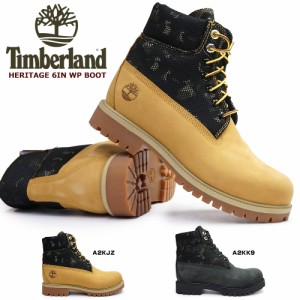 ティンバーランド 防水 ブーツ ヘリテージ WP 6インチ ウォータープルーフ メンズ ワークブーツ 本革 Timberland Heritage 6inch