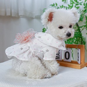 犬服 ペット服 ワンピース 春夏 韓国 洋服 かわいい 女の子 お姫様 スカート ドレス ドッグウェア 犬の服 おしゃれ 超小型犬 小型犬 中型