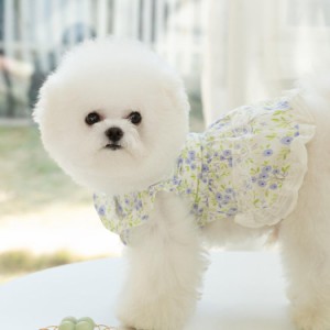 ドッグウェア 犬服 ワンピース 春夏 ドレス 可愛い 夏服 ペット服 スカート おしゃれ 涼しい 通気性 韓国 チワワの服 ペットウェア 犬猫 