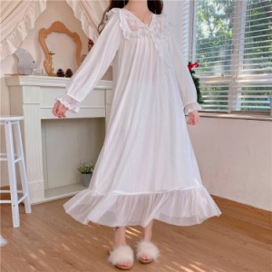 鴨居羊子 TUNIC ネグリジェ ワンピース あったか結結綿100