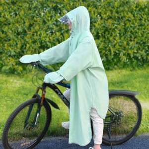 レインコート レディース 雨具 自転車 軽量 ポンチョ 防水 速乾 防風 リュック対応 レインポンチョ ロング丈 メンズ 鞄 女性 通勤 シンプ