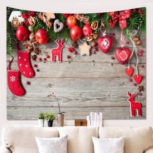 タペストリー 光る 壁掛け 壁飾り 写真 おしゃれ インテリア 雑貨 木製 北欧 かわいい クリスマス 飾り 壁掛け 風景 クリスマスツリー 壁