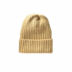 シンプルリブ編みニット帽 帽子 レディース メンズ ユニセックス 秋冬 防寒 暖か ゆったり ニット 二重 無地 厚地 カジュアル おしゃれ 